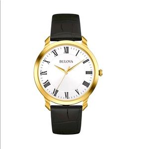 Bulova Men’s Classic Leather Watch